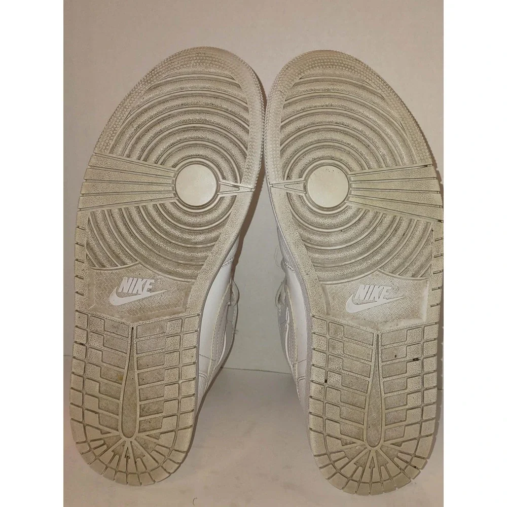Nike Air Jordan 1 Mid Triple White Mens Size 11 Sneakers 554724-130 Leather 2020